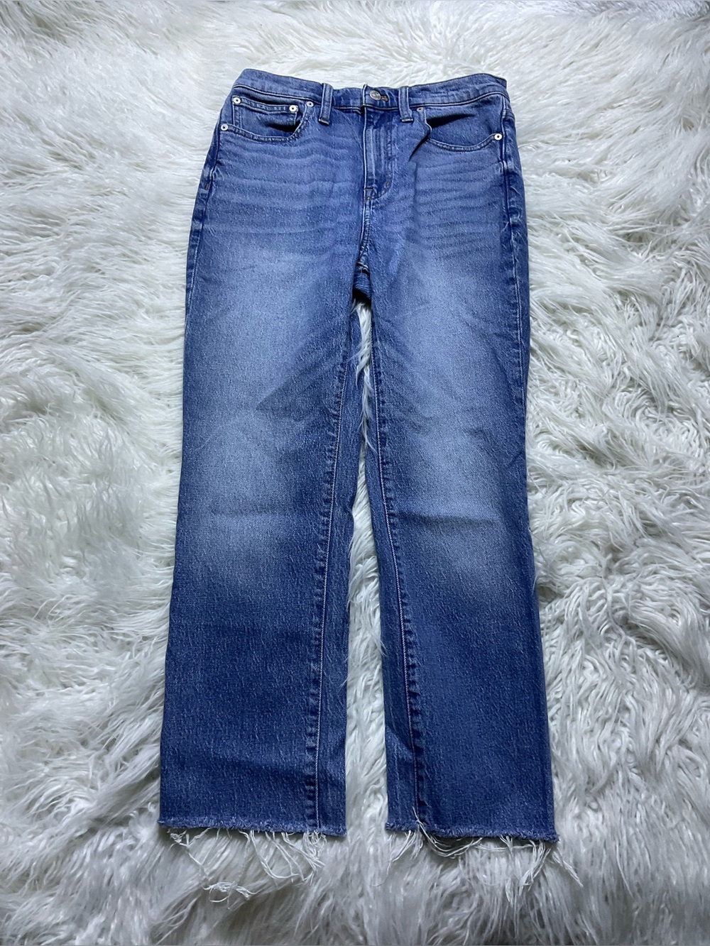 Madewell The High-Rise Slim Boyjean in Neal Wash: TENCEL Denim Edition